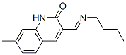 CAS 登录号：586986-37-0， 3-[(丁基亚胺)甲基]-7-甲基-2(1H)-喹啉酮