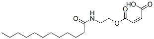 CAS 登录号：5877-44-1， (Z)-2-丁烯二酸氢1-[2-[(1-氧代十二烷基)氨基]乙基]酯
