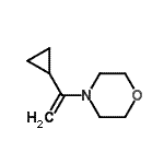 CAS 登录号：58774-12-2， 4-(1-环丙基乙烯基)吗啉