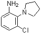 CAS 登录号：58785-05-0， 3-氯-2-(1-吡咯烷基)苯胺