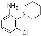 CAS 登录号：58785-06-1， 3-氯-2-(1-哌啶基)苯胺