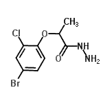 CAS 登录号：588679-51-0， 2-(4-溴-2-氯苯氧基)丙酰肼