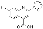 CAS#: 588696-22-4, 7-Chloro-2-(2-Furyl)-8-Methyl-4-Quinolinecarboxylic Acid