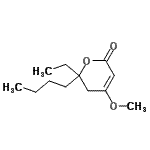 CAS#: 588717-38-8, 6-Butyl-6-Ethyl-4-Methoxy-5,6-Dihydro-2H-Pyran-2-One
