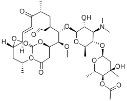 CAS 登录号：58880-22-1， (12S,13S)-9-脱氧-12,13-环氧-12,13-二氢-9-氧代白霉素 V 3,4''-二乙酸酯