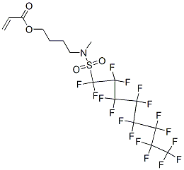 CAS#: 58920-31-3, 4-[[(Heptadecafluorooctyl)Sulphonyl]Methylamino]Butyl Acrylate