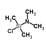 CAS#: 58962-61-1, 1-Chloro-N,N,1,1-Tetramethylsilanamine