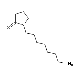 CAS 登录号：58973-23-2， 1-辛基-2-吡咯烷硫酮