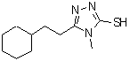 CAS 登录号：590353-09-6， 5-(2-环己基乙基)-4-甲基-4H-1,2,4-三唑-3-硫醇