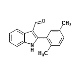 CAS#: 590391-00-7, 2-(2,5-Dimethylphenyl)-1H-Indole-3-Carbaldehyde