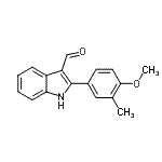 CAS#: 590391-06-3, 2-(4-Methoxy-3-Methylphenyl)-1H-Indole-3-Carbaldehyde