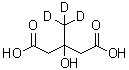 CAS 登录号：59060-36-5， 3-羟基-3-(<sup>2</sup>H<sub>3</sub>)甲基戊二酸