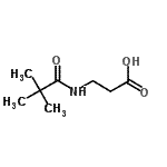 CAS#: 5910-56-5, N-(2,2-Dimethylpropanoyl)-beta-Alanine