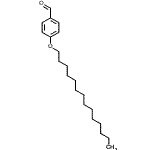 CAS 登录号：59117-17-8， 4-(十四烷氧基)苯甲醛