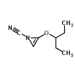 CAS 登录号：591244-33-6， 2-(3-戊基氧基)-1H-吖丙因-1-甲腈