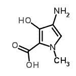 CAS#: 591248-13-4, 4-Amino-3-Hydroxy-1-Methyl-1H-Pyrrole-2-Carboxylic Acid