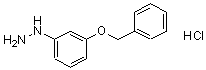 CAS 登录号：59146-68-8， [3-(苄氧基)苯基]肼盐酸盐(1:1)
