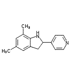 CAS#: 591757-05-0, 5,7-Dimethyl-2-(4-Pyridinyl)Indoline