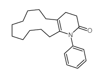 CAS 登录号：59221-81-7， 16-苯基-16-氮杂双环[10.4.0]十六碳-17-烯-15-酮