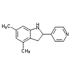 CAS#: 593232-99-6, 4,6-Dimethyl-2-(4-Pyridinyl)Indoline