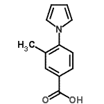 CAS 登录号：593272-74-3， 3-甲基-4-(1H-吡咯-1-基)苯甲酸