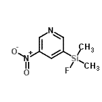 CAS#: 593287-43-5, 3-[Fluoro(Dimethyl)Silyl]-5-Nitropyridine