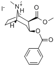 CAS 登录号：5937-29-1， (1R,2R,3S,5S)-3-(苯甲酰氧基)-2-(甲氧羰基)-8,8-二甲基-8-铵双环[3.2.1]辛烷碘化物