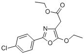 CAS 登录号:59399-41-6, 2-(4-氯苯基)-5-乙氧基-4-恶唑乙酸乙酯
