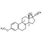 CAS#: 5941-36-6, (1R,3aR,10bR,12aS)-1-Ethynyl-8-Methoxy-12A-Methyl-1,2,3,3A,5,6,10B,11,12,12A-Decahydrocyclopenta[5,6]Pyrido[2,1-a]Isoquinolin-1-Ol