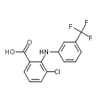 CAS#: 59425-32-0, 3-Chloro-2-{[3-(Trifluoromethyl)Phenyl]Amino}Benzoic Acid