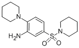 CAS 登录号：59504-48-2， 5-(哌啶-1-磺酰基)-2-哌啶-1-基-苯胺