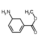 CAS 登录号：59556-13-7， 甲基5-氨基-1,3-环己二烯-1-羧酸酯