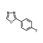 CAS 登录号：595567-05-8， 2-(4-氟苯基)-1,3,4-恶二唑
