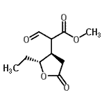 CAS#: 595583-80-5, Methyl 2-[(2R,3R)-2-Ethyl-5-Oxotetrahydro-3-Furanyl]-3-Oxopropanoate