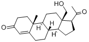 CAS 登录号：596-69-0， 18-羟孕酮