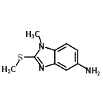 CAS#: 596131-60-1, 1-Methyl-2-(Methylsulfanyl)-1H-Benzimidazol-5-Amine
