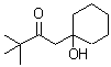 CAS 登录号：59671-45-3， 1-(1-羟基环己基)-3,3-二甲基-2-丁酮