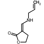 CAS 登录号：596818-33-6， (3E)-3-[(烯丙基氨基)亚甲基]二氢-2(3H)-呋喃酮