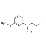 CAS 登录号：596820-75-6， N-(2-氟乙基)-3-甲氧基-N-甲基苯胺