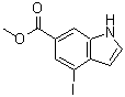 CAS 登录号：597562-19-1， 4-碘-1H-吲哚-6-羧酸甲酯