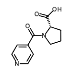 CAS 登录号：59834-40-1， 1-异烟酰-L-脯氨酸