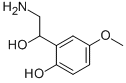 CAS 登录号：59852-28-7， 2-(2-氨基-1-羟基乙基)-4-甲氧基苯酚
