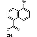 CAS 登录号：59866-97-6， 甲基5-溴-1-萘甲酸酯
