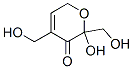 CAS 登录号：59896-20-7， 2-(二羟基甲基)-2-羟基-2H-吡喃-3(6H)-酮