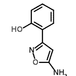 CAS 登录号：59899-13-7， 2-(5-氨基-1,2-恶唑-3-基)苯酚