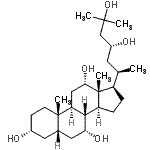 CAS#: 59906-15-9, (3alpha,5beta,7alpha,12alpha,23R)-Cholestane-3,7,12,23,25-Pentol