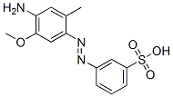 CAS#: 59916-30-2, 3-[(4-Amino-5-Methoxy-2-Methylphenyl)Azo]Benzenesulfonic Acid