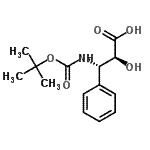CAS#: 59937-41-6, (2S,3S)-2-Hydroxy-3-({[(2-Methyl-2-Propanyl)Oxy]Carbonyl}Amino)-3-Phenylpropanoic Acid