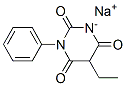 CAS 登录号:59960-28-0, 5-乙基-1-苯基巴比土酸钠盐