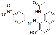 CAS#: 59970-81-9, N-[7-Hydroxy-8-[2-(4-nitrophenyl)diazenyl]-1-naphthalenyl]-Acetamide